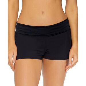 Juniors' Aloha Solid Swim Shorts Black M 11005